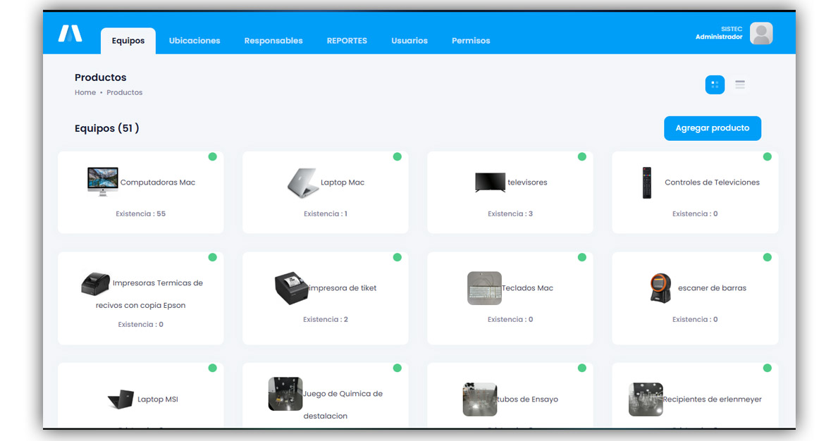 Kardex e Inventarios